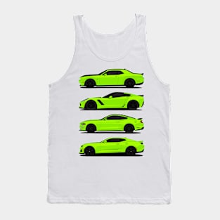 AMERICAN MUSCLE LIME Tank Top